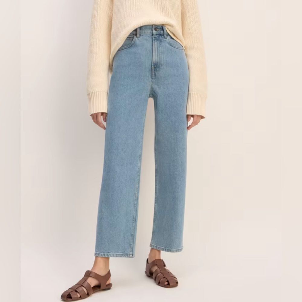 NWT Everlane The Way-High® Jean in Light Indigo Size 25 Tall